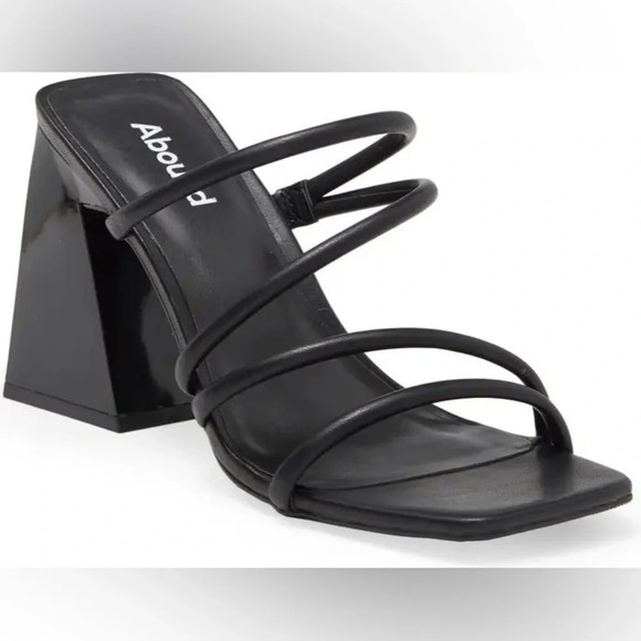 Abound Austyn Strappy Sandal ink black Size: 7.5 - Picture 1 of 6